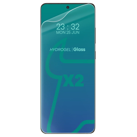 Folia hydrożelowa na ekran Bizon Glass Hydrogel Front Duo do Galaxy S20 Ultra, 2 sztuki