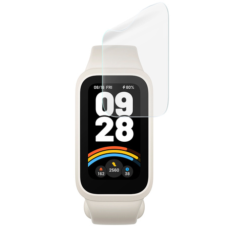 Folia hydrożelowa na ekran Bizon Glass Watch Hydrogel Duo do Xiaomi Smart Band 9 Active / Redmi Band 3, 2 sztuki