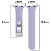 Silikonowy pasek Bizon Strap Watch Silicone L do Apple Watch 44/45/46/49 mm, lawendowy