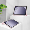 Etui Bizon Case Tab Clear Matt do Galaxy Tab A9, jasnoróżowe