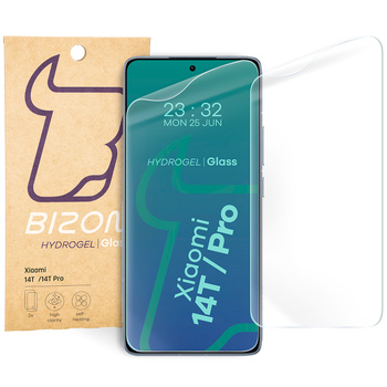 Folia hydrożelowa na ekran Bizon Glass Hydrogel Front Duo do Xiaomi 14T/14T Pro, 2 sztuki