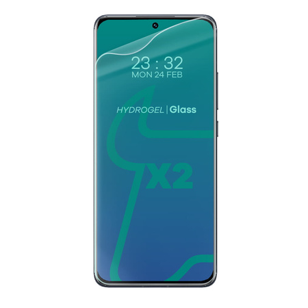Folia hydrożelowa na ekran Bizon Glass Hydrogel Front Duo do Xiaomi 12 / 12X, 2 sztuki