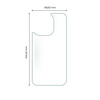Folia hydrożelowa na tył Bizon Glass Hydrogel Back Duo, iPhone 14 Pro, 2 sztuki