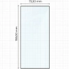 Szkło hartowane Bizon Glass Edge Duo do Galaxy S24 Ultra, czarna ramka, 2 sztuki