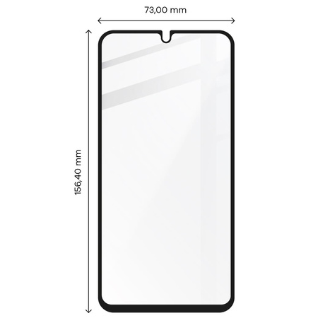 2x Szkło + szybka na aparat Bizon Edge 2 Pack do Galaxy A34 5G