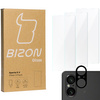 3x Szkło + szybka na aparat BIZON Clear 2 Pack do Sony Xperia 5 V