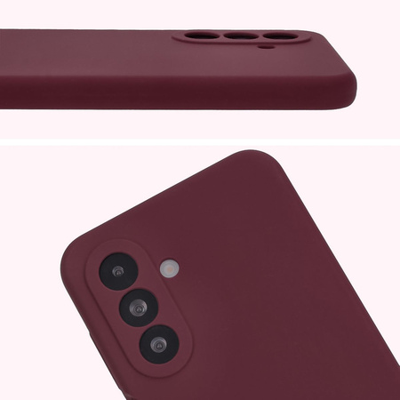 Silikonowe etui Bizon Soft Case do Galaxy A17 5G / A26 5G, ciemnofioletowe