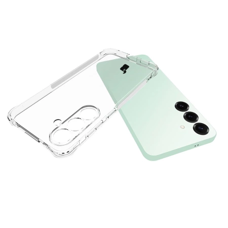 Elastyczne etui Bizon Case Salpa do Galaxy S25 FE, przezroczyste