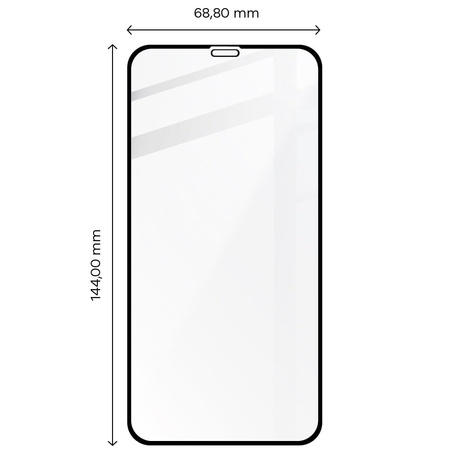 2x Szkło + szybka na aparat Bizon Edge Pack do iPhone 11