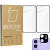 2x Szkło + szybka na aparat Bizon Edge Pack do iPhone 12 Mini