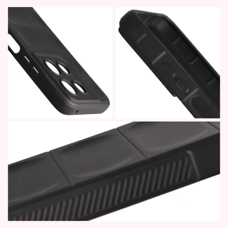 Pancerne etui Bizon Case Tur do Motorola Moto G56 5G, czarne