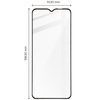 Szkło hartowane Bizon Glass Edge do Realme C21Y / C25Y, czarne