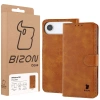 Etui z klapką Bizon Case Pocket do iPhone Air, brązowe
