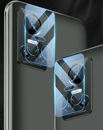 2x Szkło + szybka na aparat Bizon Edge Pack do Realme GT Neo 3