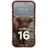 Pancerne etui Bizon Case Tur do iPhone 16, burgundowe