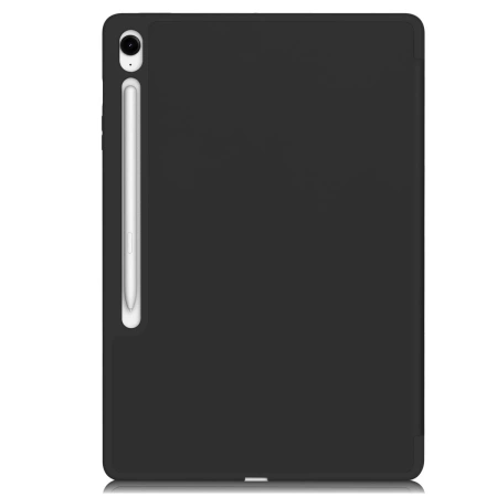 Etui z klapką Bizon Case Tab Lizard do Galaxy Tab S10 FE Plus, czarne