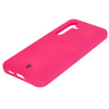 Silikonowe etui Bizon Soft Case do Galaxy S24, neonowo-różowe