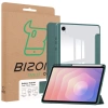 Etui z klapką Bizon Case Tab Clear Matt do Galaxy Tab S11, ciemnozielone