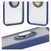 Etui z uchwytem na palec Bizon Case Hybrid Ring do Google Pixel 10 Pro XL, przydymione z granatową ramką