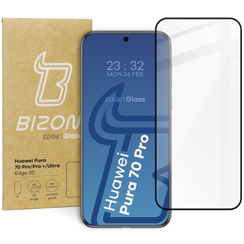 Szkło hartowane BIZON Glass Edge 3D do Huawei Pura 70 Pro / Pro+ / Ultra
