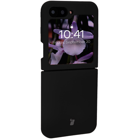 Silikonowe etui Bizon Soft Case do Galaxy Z Flip7 FE / Z Flip6, czarne