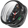 Etui z osłoną ekranu Bizon Case Watch Felipe do Galaxy Watch 8 44 mm, czarne