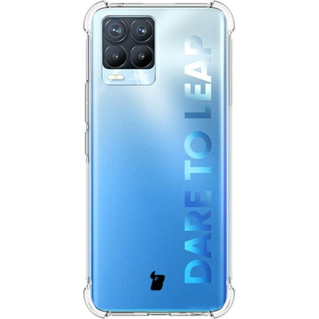 Etui + 2x szkło + obiektyw Bizon Case Clear Pack do Realme 8 / 8 Pro, przezroczyste