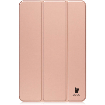 Etui Bizon Case Tab Clear Matt do Galaxy Tab A9, jasnoróżowe