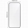Szkło hartowane z ramką do łatwej aplikacji Bizon Glass Aplikator do iPhone Air, 2 sztuki