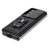 Etui Bizon Case CamShield Ring do Galaxy Z Fold5, czarne