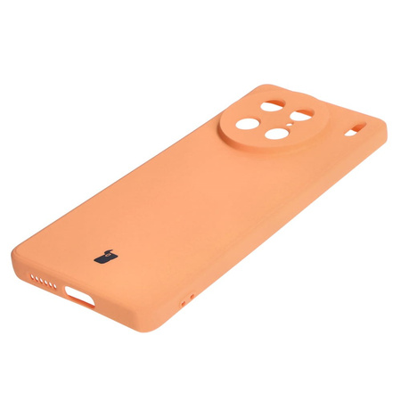 Etui Bizon Case Silicone Sq do VIVO X90 Pro, pomarańczowe