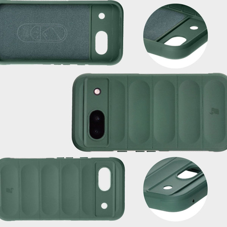 Pancerne etui Bizon Case Tur do Google Pixel 8a, ciemnozielone