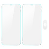 Szkło hartowane Bizon Glass Anti-Bacterial - 2 szt. + obiektyw, iPhone Xs