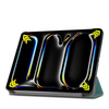 Etui Bizon Case Tab Croc do iPad Pro 13" 7 gen. 2024, ciemnozielone