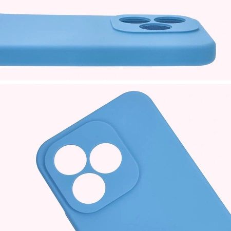 Silikonowe etui Bizon Soft Case do Honor 400 Lite, niebieskie