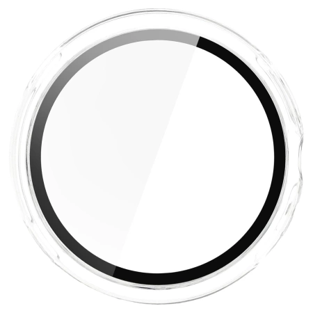 Etui ze szkłem do zegarka Bizon Case+Glass Watch do Google Pixel Watch 4 45 mm, przezroczyste