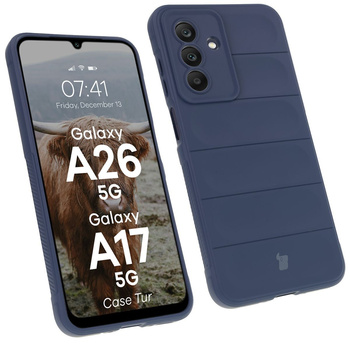 Pancerne etui Bizon Case Tur do Galaxy A17 5G / A26 5G, granatowe