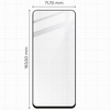 2x Szkło hartowane z ramką + szybka na aparat Bizon Edge 2 Pack do Xiaomi Redmi 13 4G