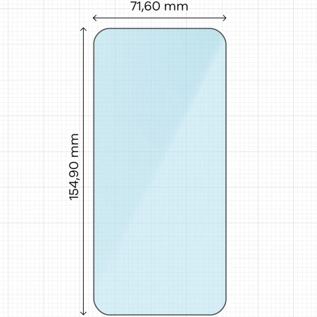 Szkło ochronne 2.5D Bizon Smart Glass do iPhone 16 Plus, 1 sztuka