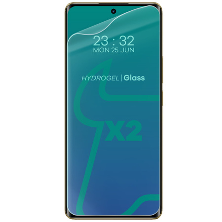 Folia hydrożelowa na ekran Bizon Glass Hydrogel Front Duo do Realme 12 Pro / 12 Pro+, 2 sztuki