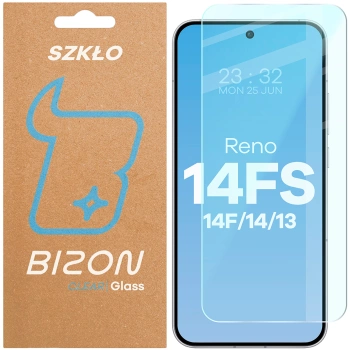 Szkło hartowane Bizon Glass Clear 2 do Oppo Reno14 / 14 FS / 14 F / 13