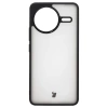 Etui Bizon Case Angelo do Xiaomi Poco F7 Ultra, półprzezroczyste z czarną ramką