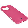 Silikonowe etui Bizon Soft Case do iPhone 16 Pro Max, fuksja