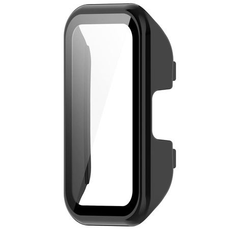 Etui Bizon Case+Glass Watch do Huawei Band 9 / Band 8, czarne