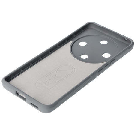Pancerne etui Bizon Case Tur do Honor Magic6 Lite, jasnoszare