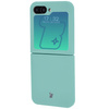 Silikonowe etui Bizon Soft Case do Galaxy Z Flip6, turkusowe