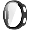 Etui ze szkłem do zegarka Bizon Case+Glass Watch do Samsung Galaxy Watch 8 44 mm, matowe czarne