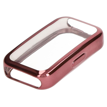 Etui Bizon Case Watch Felipe do Huawei Band 9 / Band 8, różowe