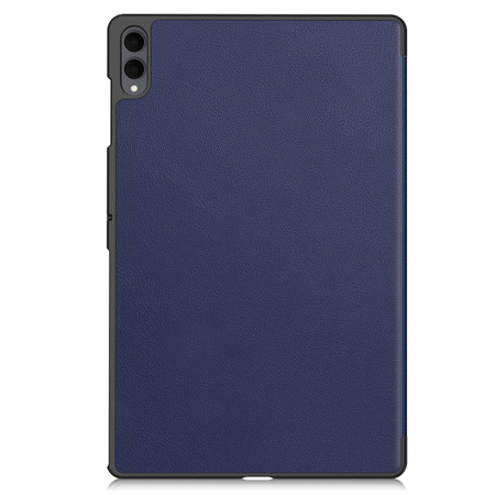 Etui z klapką Bizon Case Tab Croc do Galaxy Tab S11 Ultra, granatowe