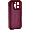 Pancerne etui Bizon Case Tur do iPhone 16 Pro, burgundowe